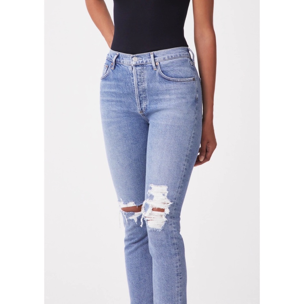 Agolde Riley High Rise Straight Crop size 27 - Picture 2 of 12